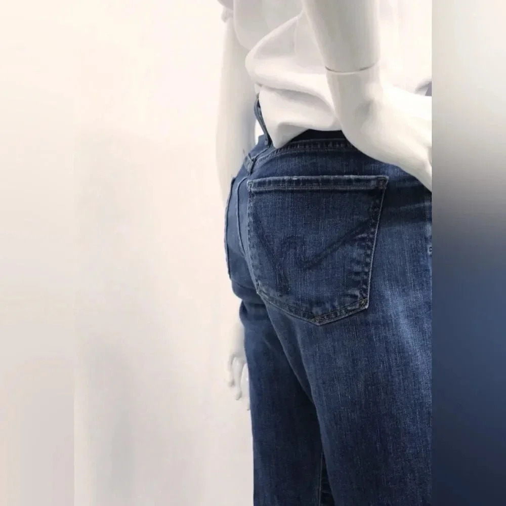 Citizens Of Humanity Blue Straight Leg Jeans